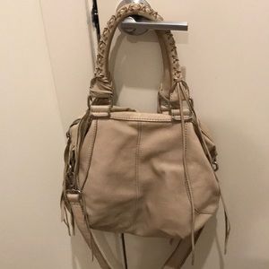 Linea Pelle tan crossbody bag